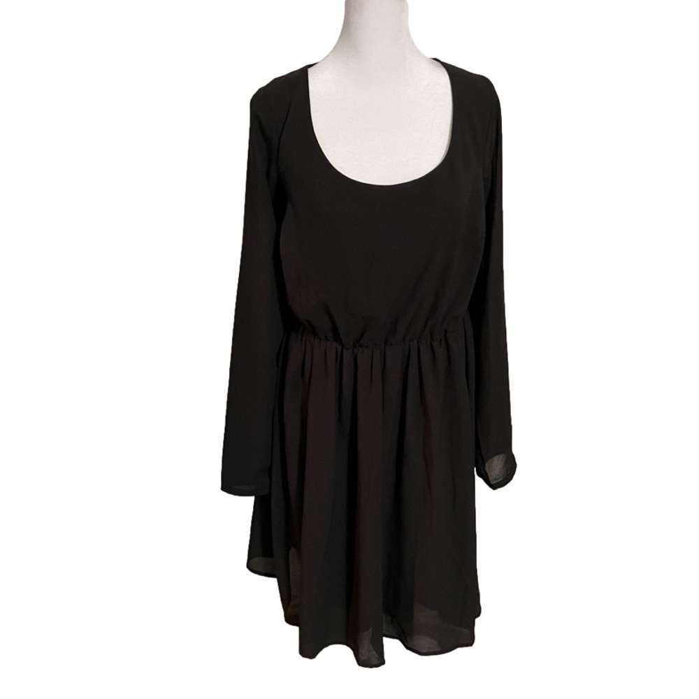 TORRID Black Skater Dress With Cut Out Strap Back Plus Size (Sz 1)